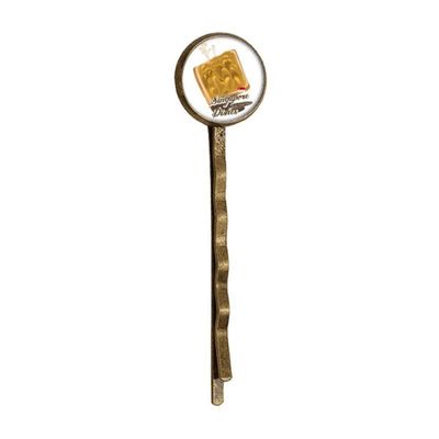 Traditional Singapore Kaya Toast Retro Metal Hair Bobby Pin Headwear