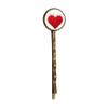 Shaped Red Hearts Valentine's Day Retro Metal Hair Bobby Pin Headwear view 1
