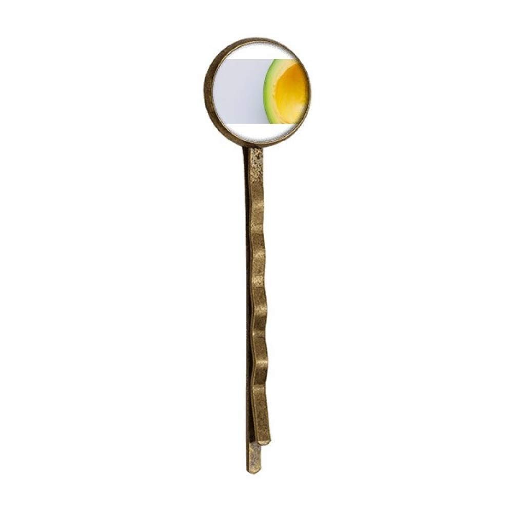 Fresh Tropical Fruit Avocado Picture Retro Metal Hair Bobby Pin Headwear
