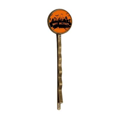 Horror Night Cemetery Halloween Retro Metal Hair Bobby Pin Headwear