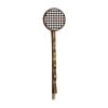 Rhombus Line Art Grain Illustration Pattern Retro Metal Hair Bobby Pin Headwear view 1