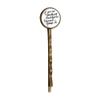 Something Beautiful in Someone Quote Retro Metal Hair Bobby Pin Headwear view 1