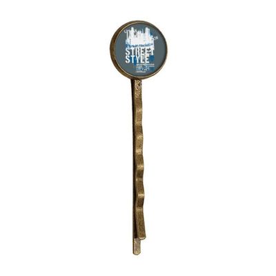 Graffiti Street Landmark Urban Art Pattern Retro Metal Hair Bobby Pin Headwear