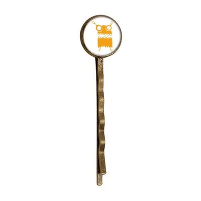 Universe Alien Monster Yellow Creature Retro Metal Hair Bobby Pin Headwear