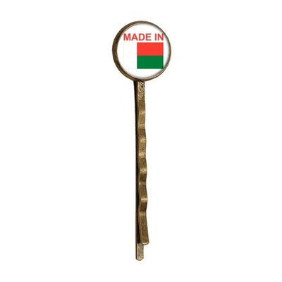 Made In Madagascar Country Love Retro Metal Hair Bobby Pin Headwear