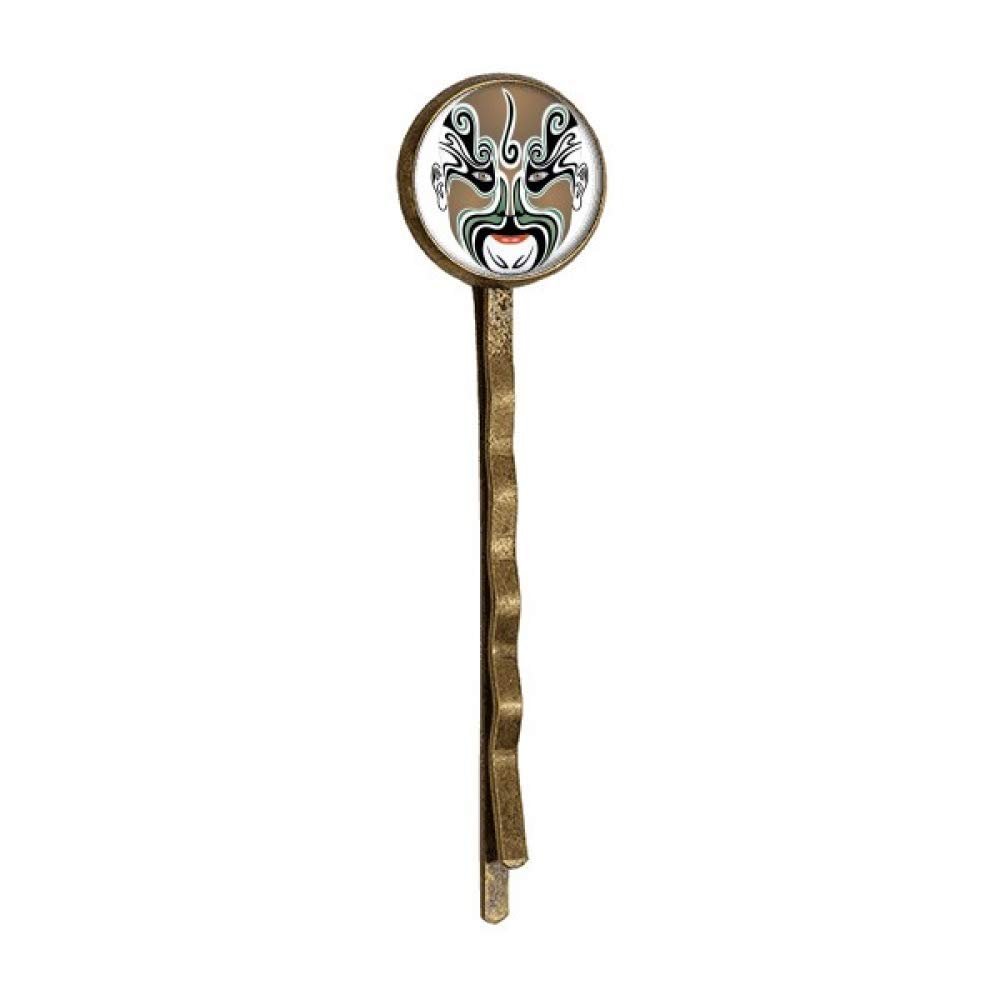 Peking Opera Head Colorful Wangwujiang Retro Metal Hair Bobby Pin Headwear