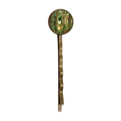 Miaoji Painting Cat Forests Mushroom Retro Metal Hair Bobby Pin Headwear