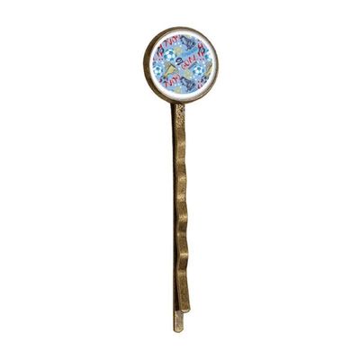 Goal Soccer Football Sports Winner Retro Metal Hair Bobby Pin Headwear