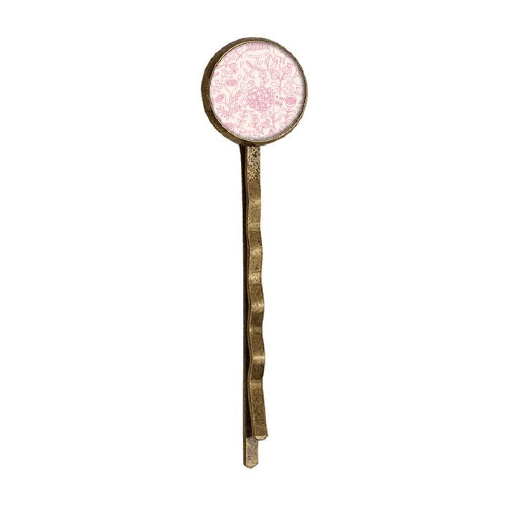 Drawing Powder Flower Plant Paint Retro Metal Hair Bobby Pin Headwear