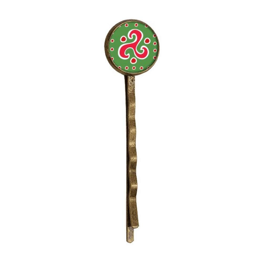 Spiral Dart Mexico Totems Ancient Civilization Retro Metal Hair Bobby Pin Headwear