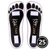 25 Pairs (50Feets) Spray Tan Feet Pads Disposable & Economic Black Feet pads for Spray tanning,Use in Tanning booth,Sunless Tanning at Home or Beauty Salon-Non Slip-Comfortable-Hygienic-Ultra Bronzing view 2
