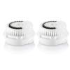 Facial Cleansing Brush Head Replacement, Facial Cleanse Brush Head, Normal Sensitive Facial Brush Heads, for Acne Prone, Clogged, Enlarged Pore, Deep Pore Sensitive Skins (White/2Pack) view 1