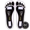 60 Pairs(120feets)Spray Tan Feet Pads Disposable & Economic Black Feet pads for Spray tanning,Use in Tanning booth,Sunless Tanning at Home or Beauty Salon-Non Slip-Comfortable-Hygienic-Ultra Bronzing view 2