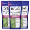Dr. Teal's Peppermint Foot Soak Gift Set (3 Pack, 2lb Ea.) - Revitalize & Refresh Cooling Peppermint with Essential Oils Blended with Pure Epsom Salt - Ease Aches & Pains, Baking Soda Eliminates Odor view 1