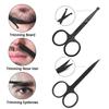 Beard Shaper, Beard Shaping Tools, Include Beard Template Guide, Professional Straight Edge Razor, 10 Count of Double Edge Blade, Barber Pencil, Beard Comb, 2 Stainless Steel Scissors view 4