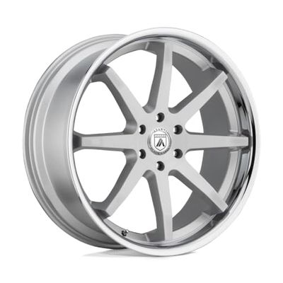AB32 20.0X9 5X5.0 BRUSH SLV CHR LIP 30MM Aftermarket Rim