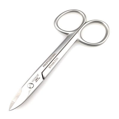 Henbor Heavy Duty Professional Stainless Steel Toenail Scissors Pedicure nail cutters - Premium Quality Stainless Steel Pedicure Scissors for thick and hard nails, Handcrafted in Premana Italy