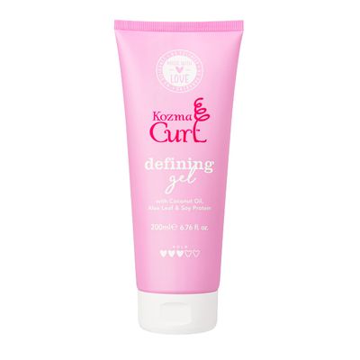 Kozma Curl Gel 6.76 fl oz 200ml, Silicone Free, Curly Hair Gel, For all Curl Types, Hair Gel for Curly Hair, Curl Defining Gel, Styling Gel for Curly Hair, Curly Hair Products