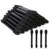 AKOAK 20 Pieces Sponge Eyeshadow Brush - Black Double Headed Eyeshadow Applicator, Disposable Makeup Brush, Suitable for Professional or Home Use view 1