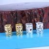 100pcs Dreadlocks Braiding Beads, Silver Gold Hair Coil Dreadlocks Meal Cuffs Tubes DIY Braid Rings for Kid Girl Women Hair Braiding view 4
