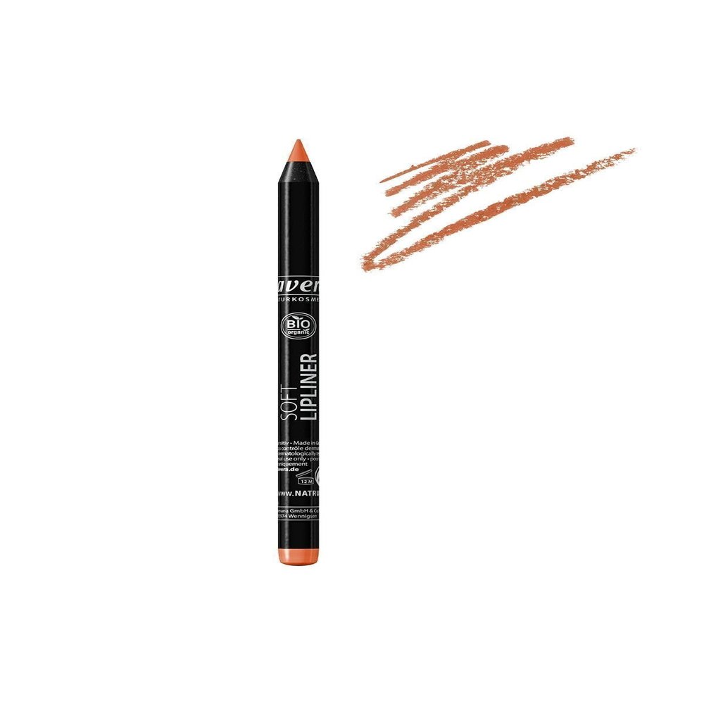 lavera Soft Lipliner - Apricot 05 - crayon lvres - texture durable - pour dfinir le contour des lvres - cosmtiques naturels - huile d'olive bio - 1,4g