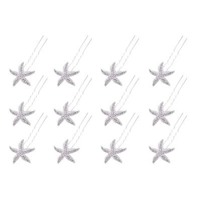 12pcs star bobby pins ladies hair star barrettes rhinestone bride hair pins u shape pins women bridal clip wedding pin pin rhinestones woman