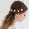 12pcs star bobby pins ladies hair star barrettes rhinestone bride hair pins u shape pins women bridal clip wedding pin pin rhinestones woman view 4