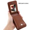Lipstick Case with Mirror Lip Gloss Holder Cosmetic Organizer Makeup Bag view 2