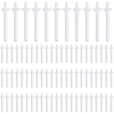 50 Pieces Nose Wax Sticks Applicators Plastic Wax Rod Wand Strips Nostril Cleaning Removal for Men Women Cleaning Nostrils Nasal and Removing Hair