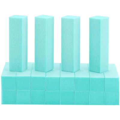 20 Pack Nail Buffers Blocks Sanding Buffing Nail Files Pedicure Manicure Tool 60/100 Grit Green