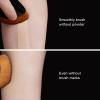 Brush 3 Pcs Makeup Brushes Brushes Flat Top Brushes for Blending Liquid Cream or Powder Cosmetics with Protective Case Brush for Liquid Makeup (Black) view 4