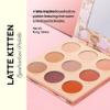Winky Lux Latte Kitten Eyeshadow Palette  9 High Pigment Matte, Satin & Shimmer Shades, Crease Proof, Longwear Formula Vegan Formula view 2