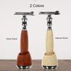 Lasamot Razor Shaving Kit Double Edge Safety Razor with Stand Aluminum Alloy Handle Manual Beard/Mustache Removal Tool Kit view 2