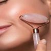 Rose Quartz Crystal Facial Roller Massage view 2