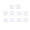 10Pcs Cosmetics Container Eye Shadow Samples Container seasoning Storage case Round Pot Makeup oil jar makeup containers Refillable Bottle travel bottling frosted white view 1