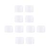 10Pcs Cosmetics Container Eye Shadow Samples Container seasoning Storage case Round Pot Makeup oil jar makeup containers Refillable Bottle travel bottling frosted white view 4