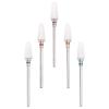 Beaupretty 5pcs Ceramic Nail Drill Bits for Electric Nail File High Wear Impact Resistance Lightweight Manicure Tools for Salon Art Random Colors Included view 1