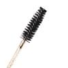 300 Pack Glitter Mascara Wands Disposable EyeLash Spoolie Brushes Makeup Applicator Eyelash Extension Tool Kit, Crystal Gold Handle Black Brush Head view 2