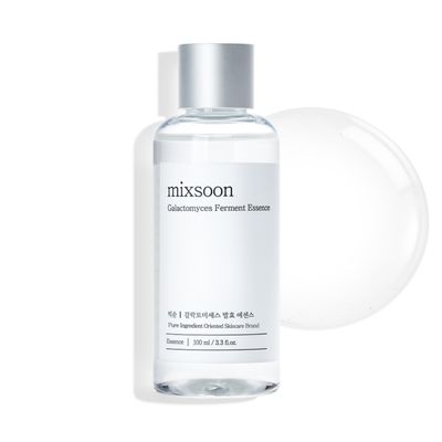 mixsoon Galactomyces Ferment Essence - Deep Moisture, Tone Clarifying Essence to Smooth Skin for Dull, Uneven Skin - Korean Skincare for Glass Skin - Vegan (3.38 fl.oz / 100ml)
