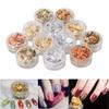 AnHua 12 Boxs Irregular Foil Paper Nail Art Sticker DIY Crystal Manicure UV Polish Decorations 3D Glitter Tools view 3