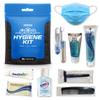 Go2Kits Ultimate Travel Toiletry & PPE Kits, Hygiene Kit with Shaving Supplies & PPE for Travel, Business & Charity with Reusable Toothbrush, Bath Soap & Other Essential Toiletries, 1-Pack (GO200) view 1