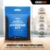 Go2Kits Ultimate Travel Toiletry & PPE Kits, Hygiene Kit with Shaving Supplies & PPE for Travel, Business & Charity with Reusable Toothbrush, Bath Soap & Other Essential Toiletries, 1-Pack (GO200) view 4