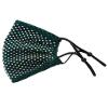 2Chique Boutique Green Embellished Mask view 1