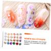 MILISTEN 3pcs DIY Nail Art Glitters for Girls Crafts Manicure Set Decorations Gold Silver Foil view 3