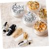 MILISTEN 3pcs DIY Nail Art Glitters for Girls Crafts Manicure Set Decorations Gold Silver Foil view 4