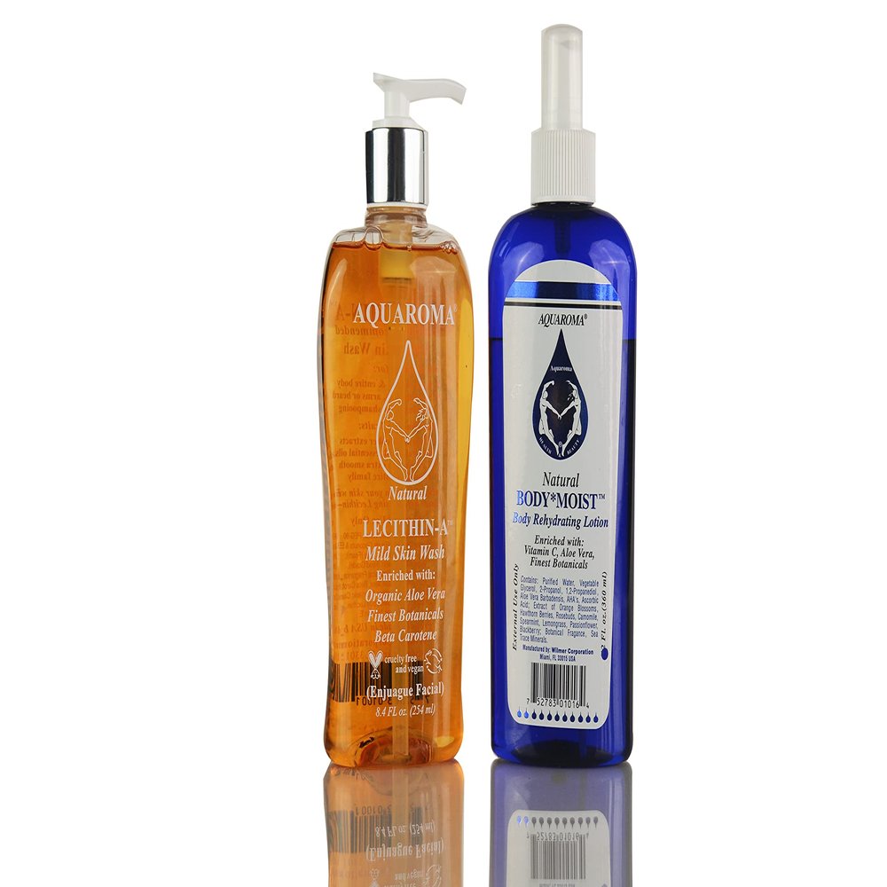 Body Set includes Lecithin-A (8.4 Fl oz.) , and Body Moist (8.0 Fl oz.)