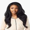 Sensationnel Instant Updown Halfwig Pony - Unit 11 4 Style in 1 Half Wig and Pony Wrap (1B OFFBLACK) view 2