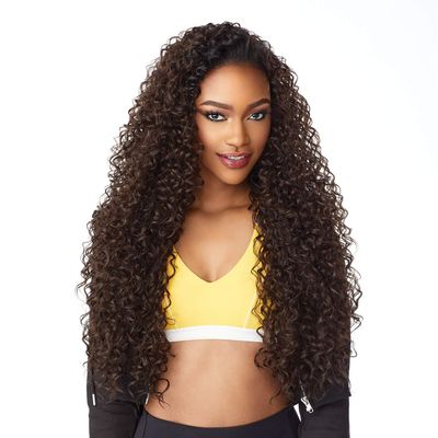 Sensationnel Instant Updown Halfwig Pony - Iud 10 4 Style in 1 Half Wig And Pony Drawstring (1B OFFBLACK)
