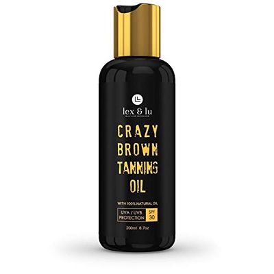 Lex & Lu Crazy Brown Tanning Oil SPF 30 (6.7 fl. oz.)