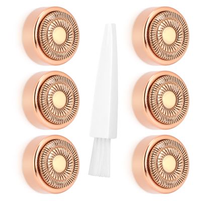 acial Hair Remover Replacement Heads Generation 2, Double Halo Replacement Heads for Finishing Touch Facial Hair Removal for Women, 18K Gold-Plated Replacement Heads for Facial Hair Remover (6 PCS)